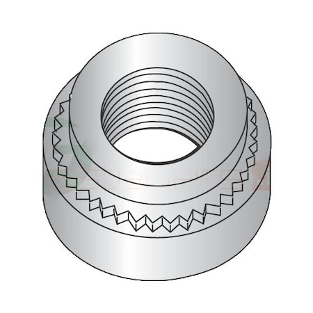 Newport Fasteners 4-40-2 Self Clinching Nuts/303 Stainless Steel/Shank Height: .054"/Sheet Thickness: .056" , 5000PK 832858